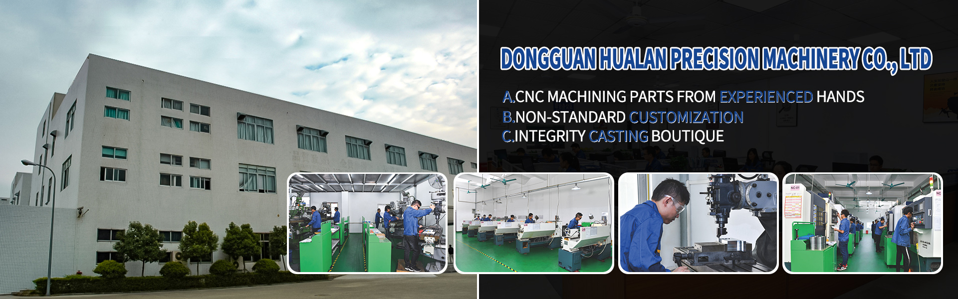 CNC-Bearbeitungsteile, Turieren und Fräsen, Leitungsschneiden,Dongguan Hualan Precision Machinery Co., LTD